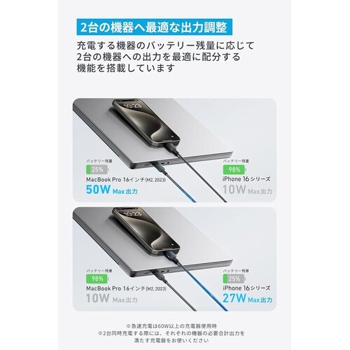 USB−C&USB−Cケーブル1.8M