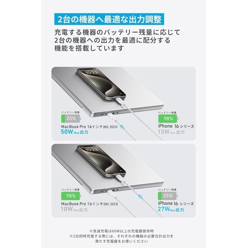 USB−C&USB−Cケーブル1.8M