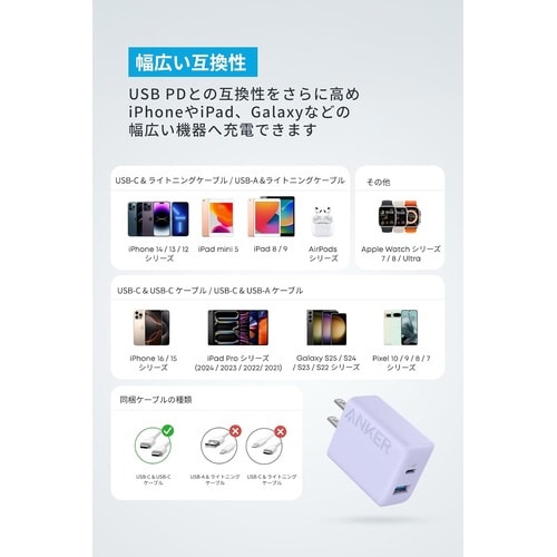 Charger(20W 2−port)