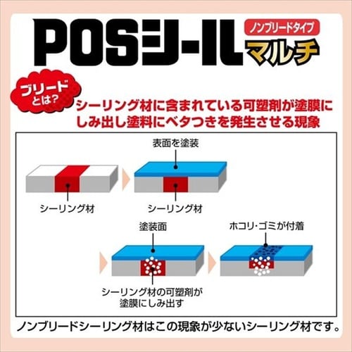 POSシールマルチ ホワイト 333ml