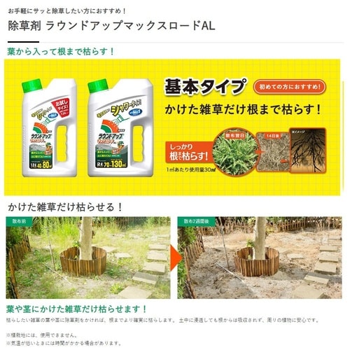 農薬 ラウンドアップマックスロードAL