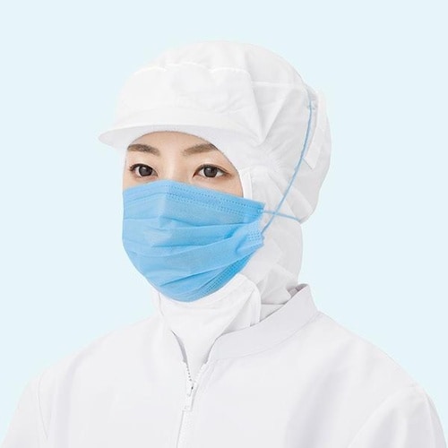 #2832 ワイドマスク ブルー2PLY M