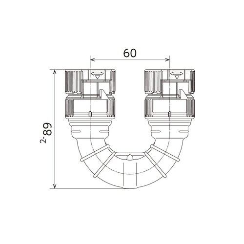 樹脂テストプラグU字ソケット16