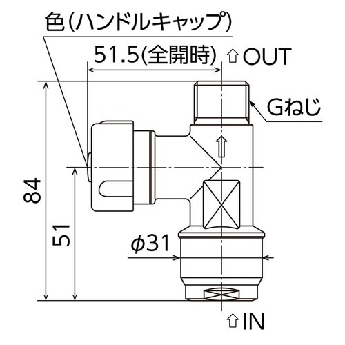WMV2型バルブ オレンジ