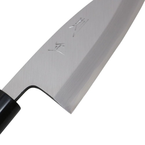 則正 出刃120mm 水牛 シノギ柄 赤箱