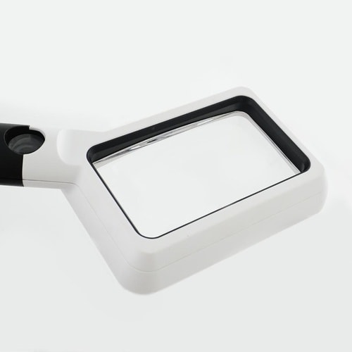 LEDスクエアハンドルーペ 倍率2倍