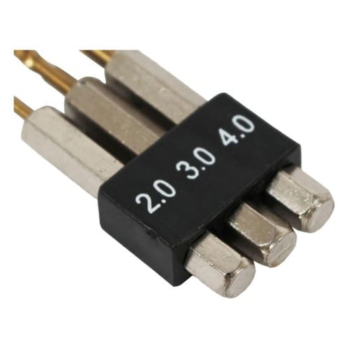 六角下穴テーパードリルミニセット 077719