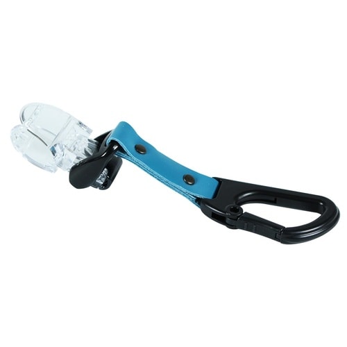 ALホルダー 青 カラビナxクリップ