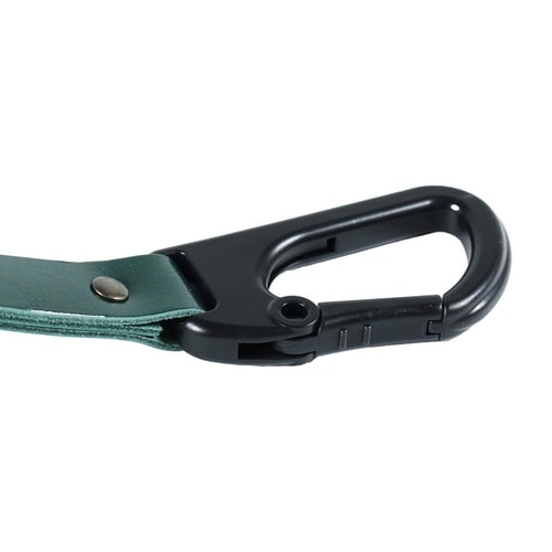 ALホルダー 緑 カラビナxクリップ