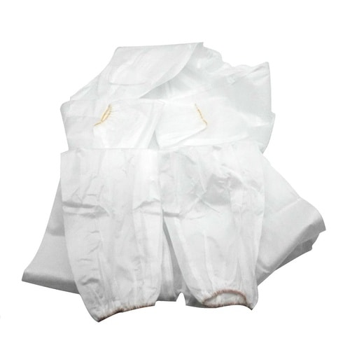 #050237 不織布ツナギ 白色 LLサイズ