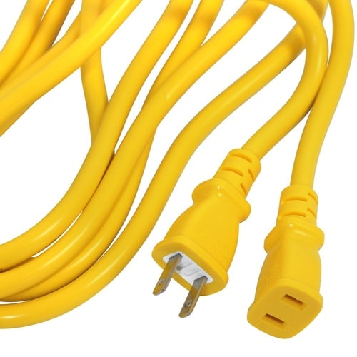 #066065 電工延長コード 黄 12A 3m