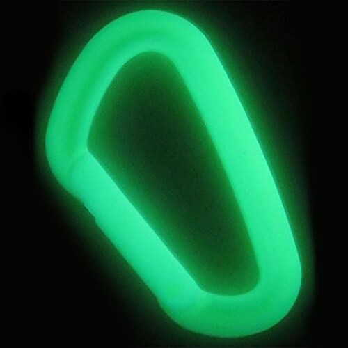 #080544 CARABINER 燈小 蓄光 緑