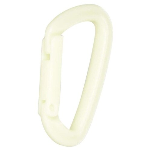 #080542 CARABINER 燈小 蓄光 白