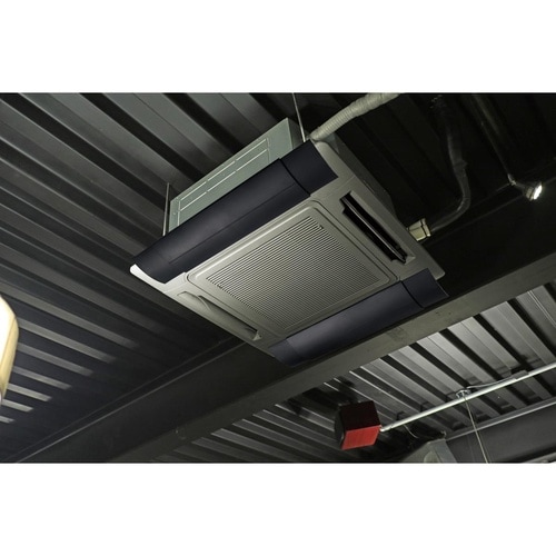 I−478−3 エアコン風よけカバー BK