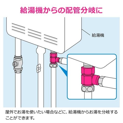 GA−JE065 片ナットフレキチーズ 給湯機