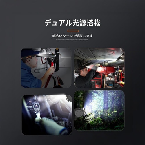 H11 小型アルミヘッドライト 500LM