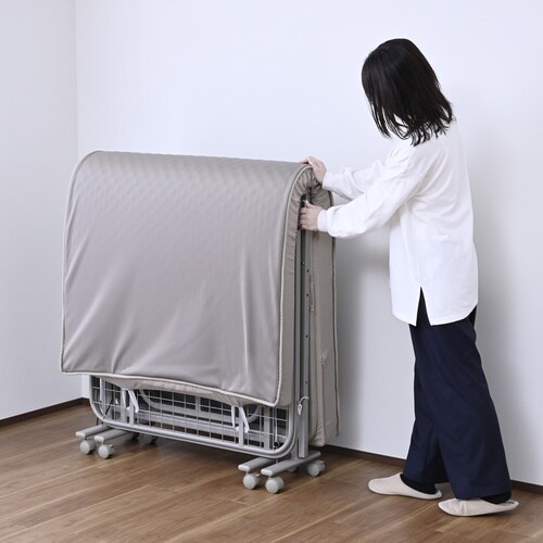 組立要らず電動リクライニング折りたたみベッド