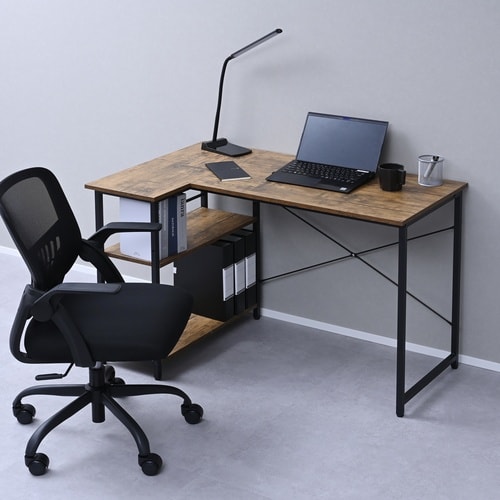 L字コーナーデスク ブラック