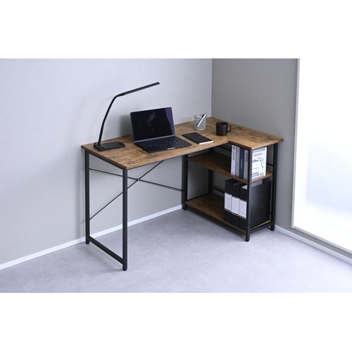 L字コーナーデスク ブラック