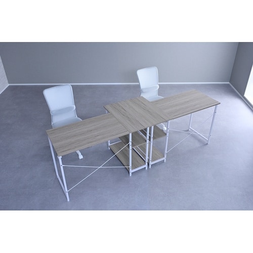 L字コーナーデスク ホワイト