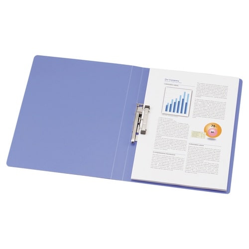 パンチレスファイルHEAVYUTYA4縦橙×10