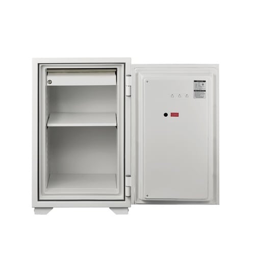 アラーム付1.5時間大型耐火金庫84L段差4段まで