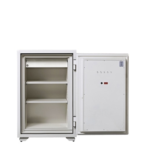 アラーム付2時間大型耐火金庫129L(段差4段まで