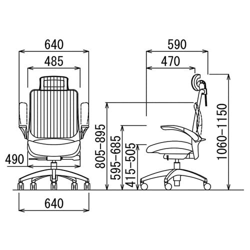 MS−1695AUHGRWIN (ワイン) チェア