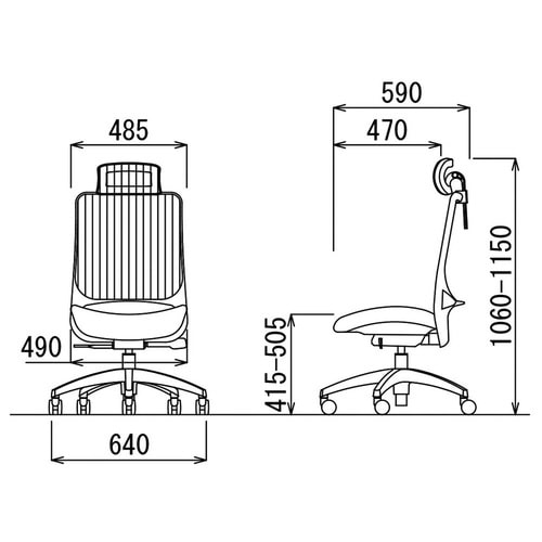 MS−1685HBKWIN (ワイン) チェアー