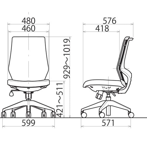 YC−R210FW−O (オレンジ)チェアー