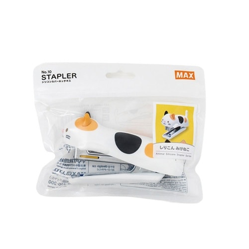 シリコンカバーホッチキス ミケネコ×5