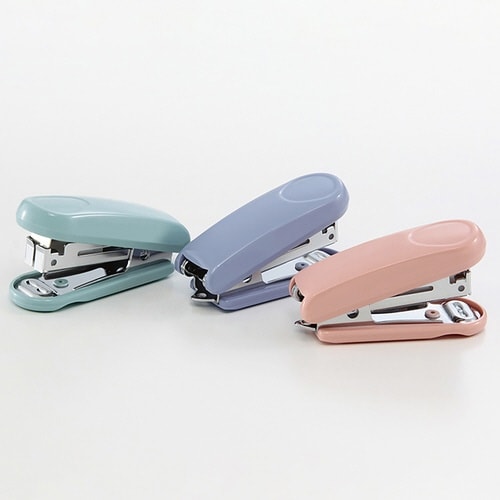 ミニホッチキス くすみピンク×6