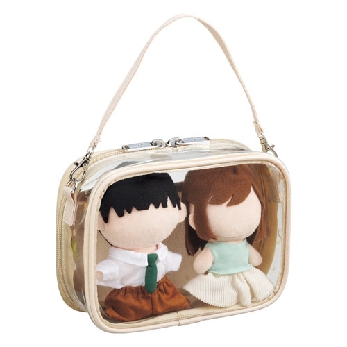 myfa デコレーションボックスポーチミニ紫