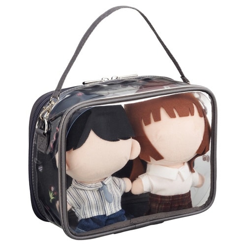 myfa デコレーションボックスポーチベージュ