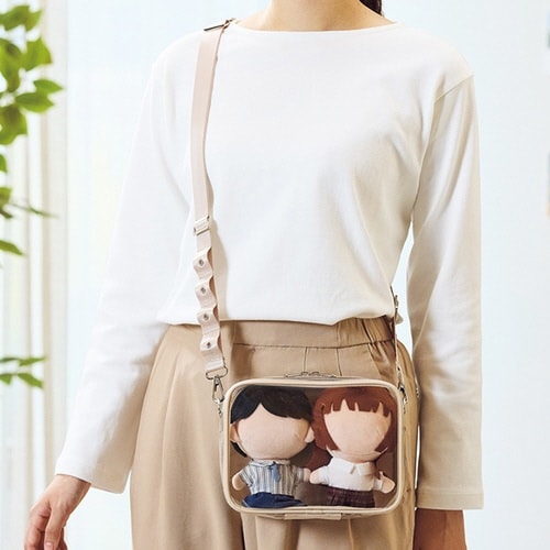 myfa デコレーションボックスポーチ黒