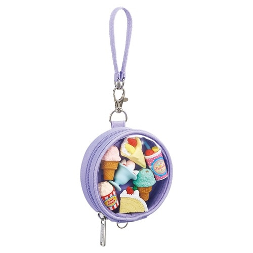 myfa デコレーションサークルポーチ紫