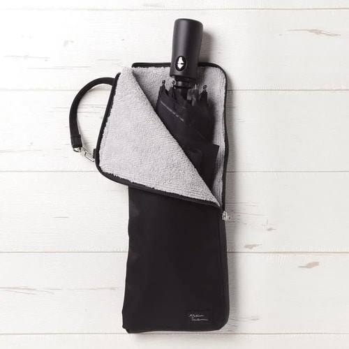 アトリエ包む 折りたたみ傘ケース ブラック×2