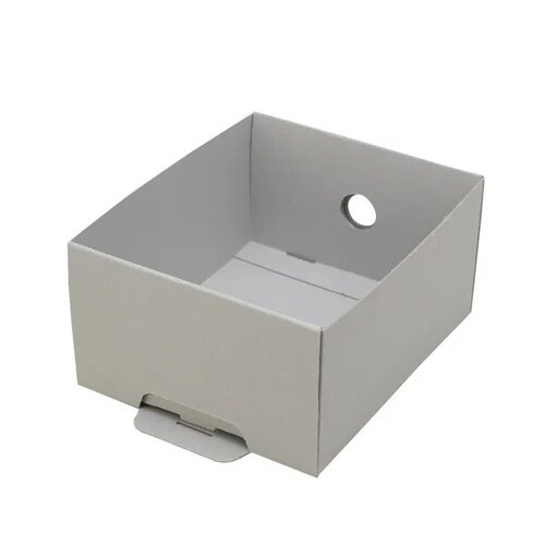 収納ミニカラーボックス引き出しボックス 薄灰×10