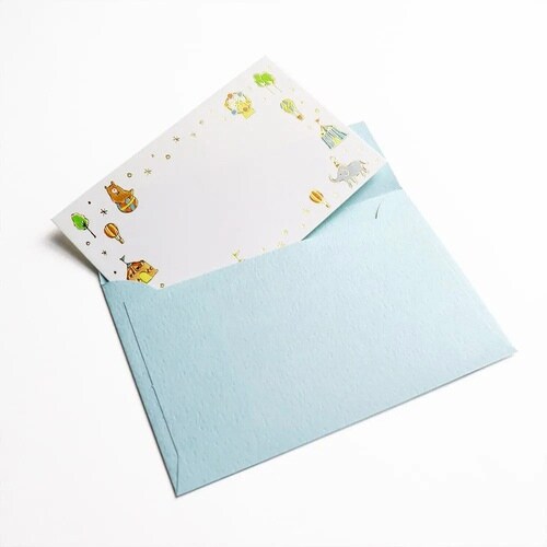 メッセージミニカード封筒付き リトルサーカス×10