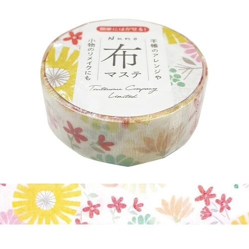 マスキングテープ 布マステ 和花×10