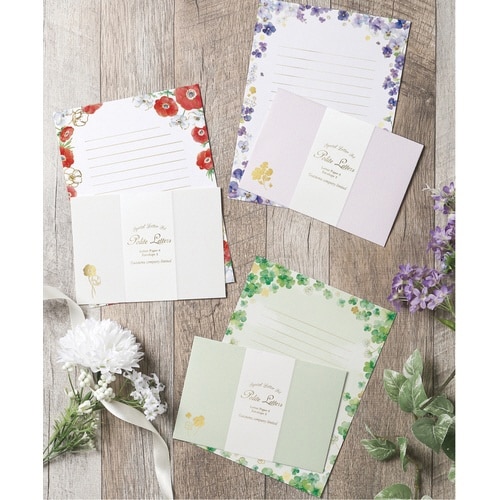 ポライトレターセット ヴィオラ×10