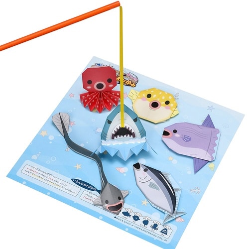 あそべる!魚つりおりがみ×10