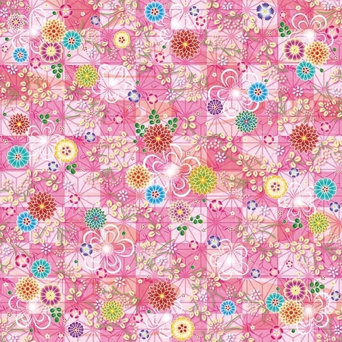 友禅千代紙15.0花かれん×20