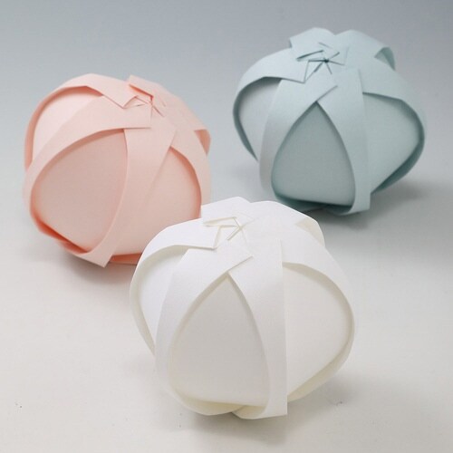 曲線折紙 オーブ×2