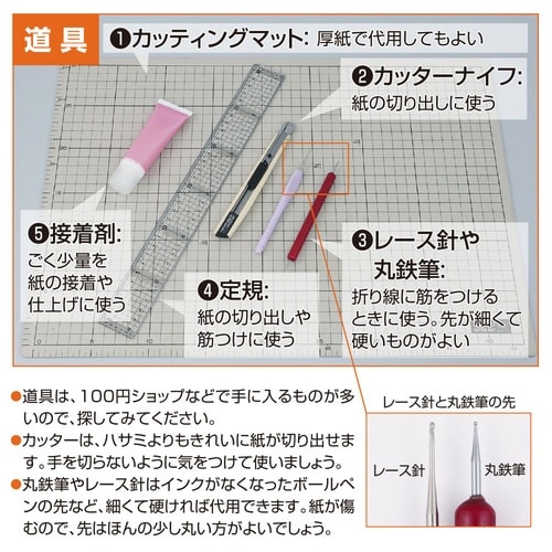 曲線折紙 オーブ×2