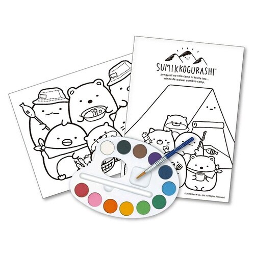 パレットつきぬりえ すみっコぐらし×10