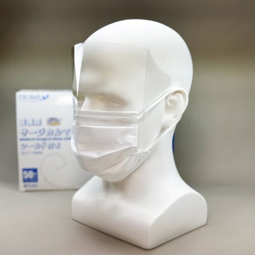 医療用サージカルマスクφシールド付き