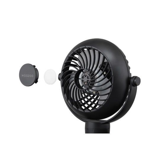 ポータブルファン クリップ式 ブラック