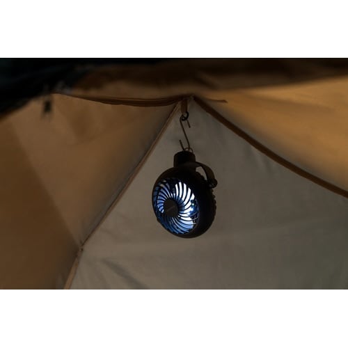 ポータブルファン クリップ式 ブラック