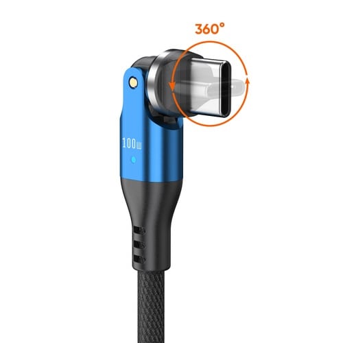 Type−Cto−C片側540°回転ケーブル1m